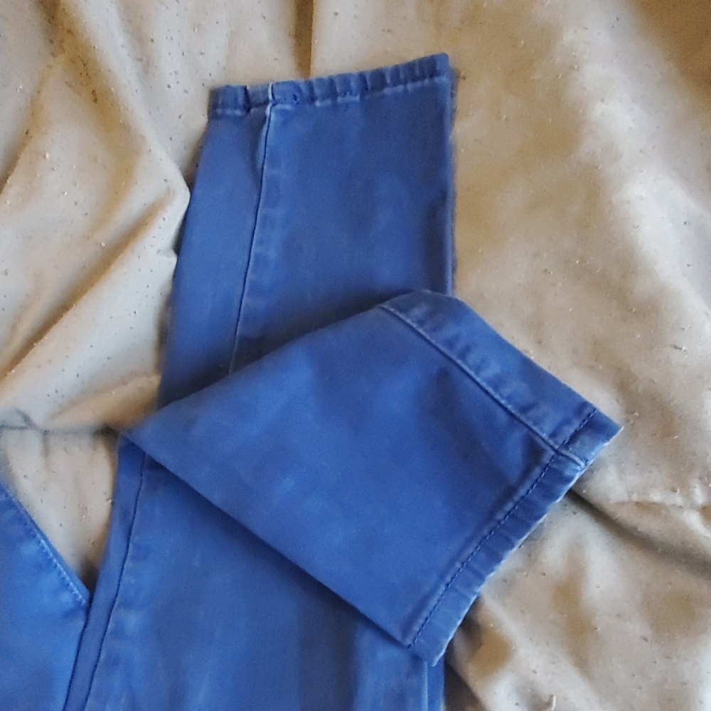Abercrombie & Fitch Womens Blue Pants Sz:2 - Picture 9 of 9